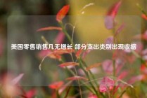 美国零售销售几无增长 部分支出类别出现收缩