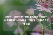 流量卡，流量卡哪个最好用又便宜，流量卡，数字时代移动互联的通行证亿乐社区低价自营货源站