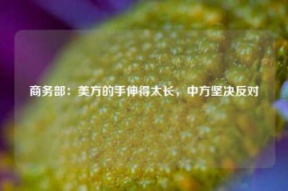商务部：美方的手伸得太长，中方坚决反对