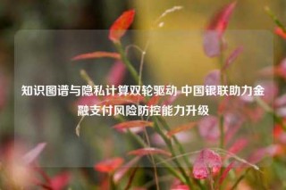 知识图谱与隐私计算双轮驱动 中国银联助力金融支付风险防控能力升级